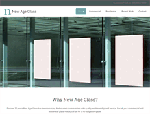 Tablet Screenshot of newageglass.com.au